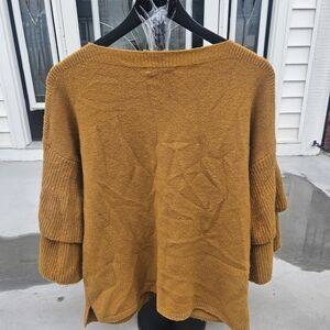 Madewell Mustard Crew Neck Sweater